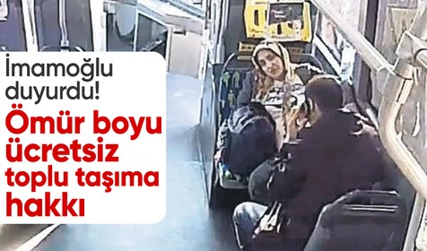 Ekrem İmamoğlu duyurdu: Metrobüste doğan bebeğe ömür boyu ücretsiz toplu taşıma hakkı