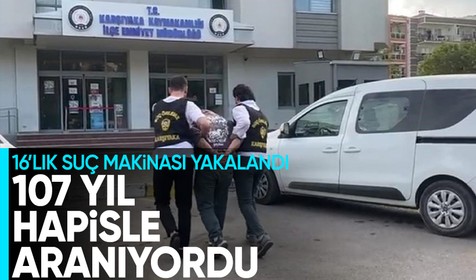 103 hırsızlık, 107 yıl hapisle aranan 16’lık suç makinesi yakalandı