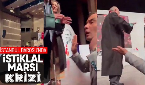 İstanbul Barosu başkanlık seçiminde gerilim tavan! İstiklal Marşı krizi çıktı