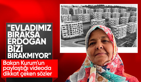 Bakan Kurum paylaştı! "Evladımız bıraksa Cumhurbaşkanımız bizi bırakmıyor"