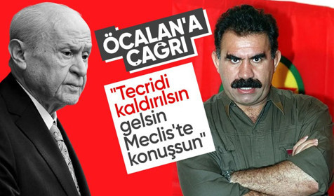 Devlet Bahçeli'den 'Abdullah Öcalan'a çağrı: Tecridi kaldırılsın, gelsin Meclis'te konuşsun