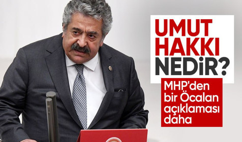 MHP'den yeni Öcalan açıklaması! Umut hakkı nedir?