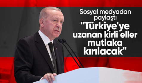 Cumhurbaşkanı Erdoğan'dan TUSAŞ açıklaması: Türkiye'ye uzanan kirli eller mutlaka kırılacak