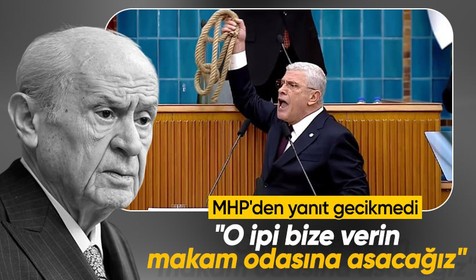 MHP Lideri Bahçeli, İYİ Parti Lideri Müsavat Dervişoğlu'nun fırlattığı ipi istedi