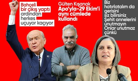 Teröristbaşı Öcalan'a yakın isimlerden Gülten Kışanak'tan 29 Ekim çağrısı