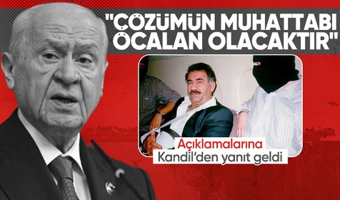 Bahçeli'nin çağrısının ardından Kandil'den mesaj: Öcalan'ın geliştireceği sürece göre hareket edecektir