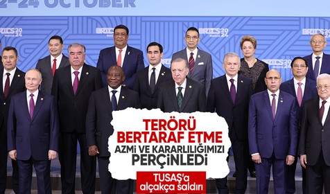Cumhurbaşkanı Erdoğan: TUSAŞ'a alçak saldırı Türkiye'nin kararlılığını perçinledi