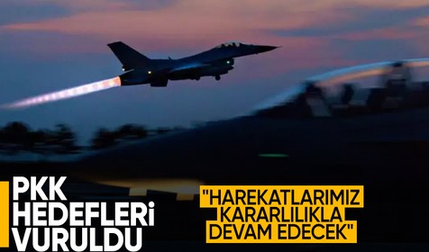 Son Dakika: TSK, Suriye'nin kuzeyinde PKK hedeflerini vurdu