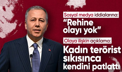 Bakan Yerlikaya: TUSAŞ'ta rehine yok! "Kadın terörist sıkışınca kendini patlattı"