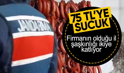 Gıda terörüyle mücadele! Sucuğuyla ünlü Afyonkarahisar'da 75 TL’ye sucuk yapan firmaya baskın