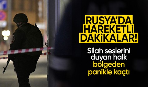 Moskova'da silah sesleri: Halk bölgeden panikle kaçtı