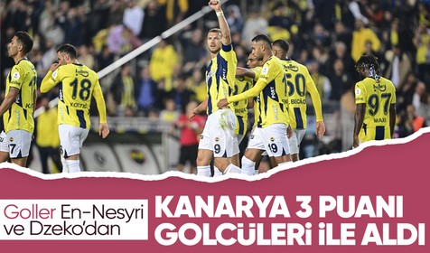 Kanarya golcüleri ile kazandı
