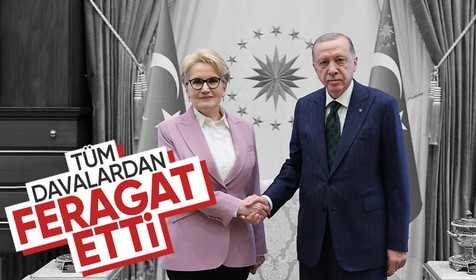 Cumhurbaşkanı Erdoğan, Meral Akşener'e açtığı tüm davalardan feragat etti