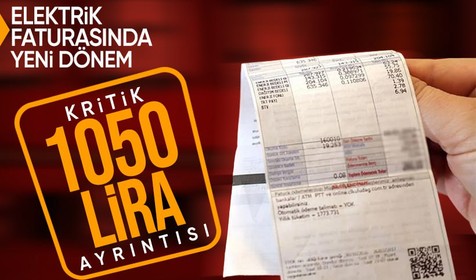 Elektrik faturaları 1050 TL'yi geçenler 2 katı fatura ödeyebilir