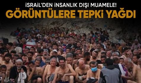 İnsanlık dışı muamele! İsrail ordusu, Filistinlileri yarı çıplak ve yaralı halde soğukta bekletti