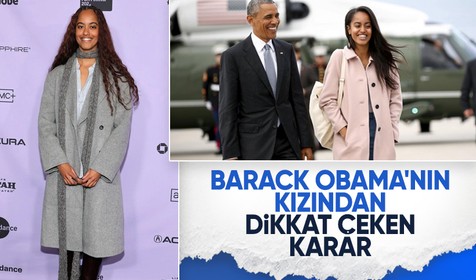 Eski ABD Başkanı Barack Obama'nın kızından dikkat çeken karar