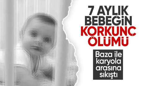 Kırıkkale'de baza ile karyola arasına sıkışan 7 aylık bebek hayatını kaybetti