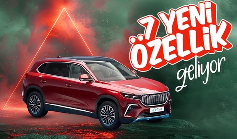Togg T10X'e 7 yeni özellik geliyor