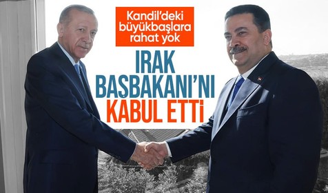 Cumhurbaşkanı Erdoğan, Irak Başbakanı es-Sudani'yi kabul etti