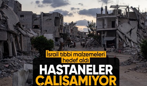 İsrail, BM tarafından teslim edilen tıbbi malzemeleri bombaladı