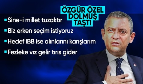Özgür Özel'den erken seçim açıklaması