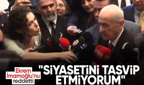Bahçeli'den Ekrem İmamoğlu'nun görüşme talebine ret: Siyasetini tasvip etmiyorum