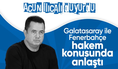 Acun Ilıcalı duyurdu: Galatasaray ile Fenerbahçe hakem konusunda anlaştı