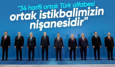 Cumhurbaşkanı Erdoğan'dan Türk Devletleri Ortak alfabesi mesajı