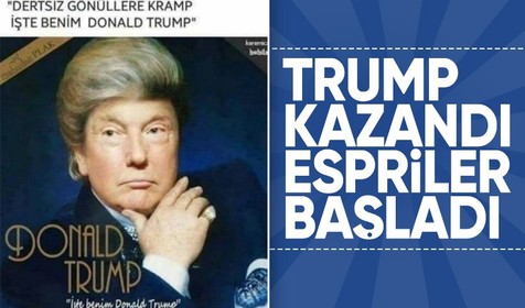 Donald Trump tekrar ABD Başkanı! Espriler art arda geldi