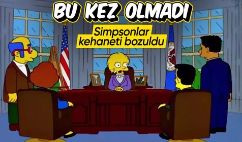 Kamala Harris mi Donald Trump mı? Simpsonlar ABD Başkanlık seçiminin kazananını bu kez bilemedi