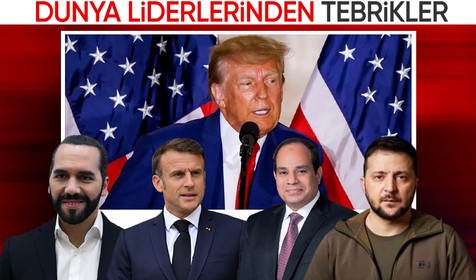 Trump zaferini ilan etti! Dünya liderleri sırayla tebrik etti
