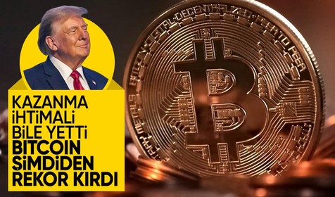 Trump'ın üstünlüğüyle Bitcoin rekora koştu