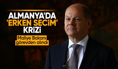 Almanya'da kriz: Başbakan, erken seçim öneren bakanı görevden aldı