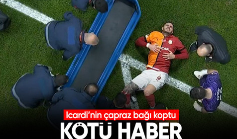 Galatasaray'dan Icardi açıklaması: Çapraz bağı koptu ve menisküs hasarı tespit edildi