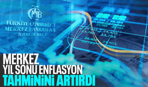Merkez Bankası enflasyon tahminini artırdı