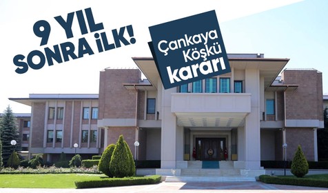 9 yıl sonra ilk! Cumhurbaşkanı Erdoğan, Kabine'yi Çankaya Köşkü'nde toplayacak