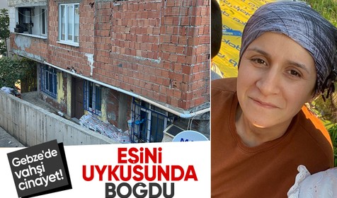 Cezaevinden izinli çıkıp, eşini uykusunda boğdu