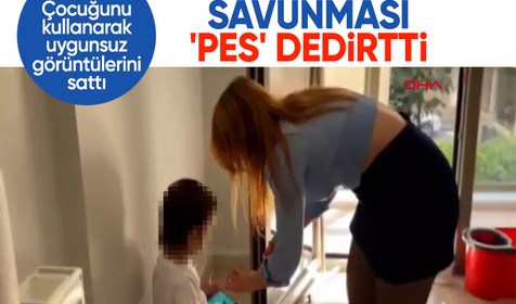 2 yaşındaki oğlunu kullanarak uygunsuz görüntülerini yayınlayan anne hakkında suç duyurusu