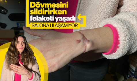 Dövme sildirme işlemi dehşetle bitti