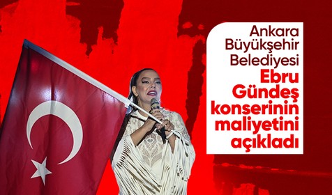 Ankara Büyükşehir Belediyesi, Ebru Gündeş konserinin maliyetini açıkladı