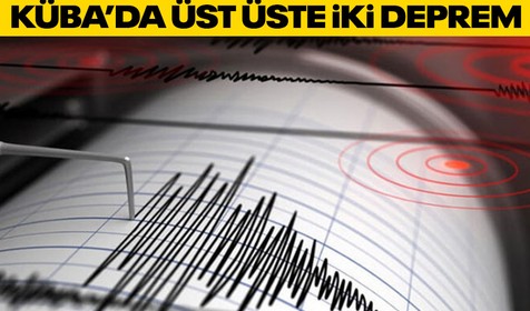 Küba'da ardı ardına iki deprem! 5.9 ve 6.8 ile sarsıldılar
