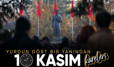 Yurdun dört bir yanından 10 Kasım kareleri