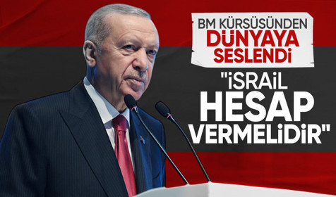 Cumhurbaşkanı Erdoğan BM İklim Zirvesi'nde: "İsrail bunun hesabını vermelidir!"