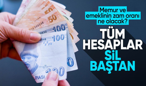 Memur ve emeklinin zam oranı ne olacak?