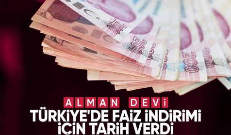 Deutsche Bank'tan Türkiye'de faiz indirim için net tahmin