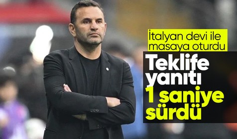 İtalyan devi Okan Buruk'un peşine düştü: Teklifi saniyesinde yanıtladı
