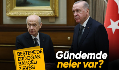Cumhurbaşkanı Erdoğan ve MHP Genel Başkanı Bahçeli bir araya geldi