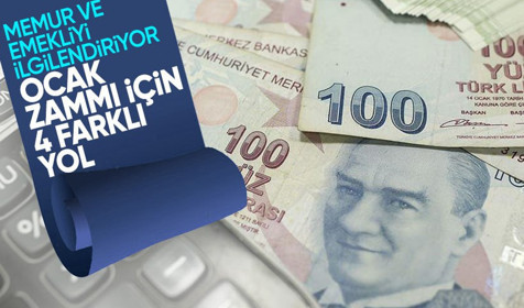 Memur ve emekliye 4 farklı zam yolu: Ocak 2024’te en düşük maaş ne kadar olacak?