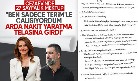 Seçil Erzan’dan 27 sayfalık mektup: Arda Turan ve Fatih Terim'e dair çarpıcı açıklamalar!
