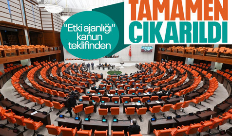 Tartışmalara neden olmuştu! "Etki ajanlığı" kanun teklifinden tamamen çıkarıldı